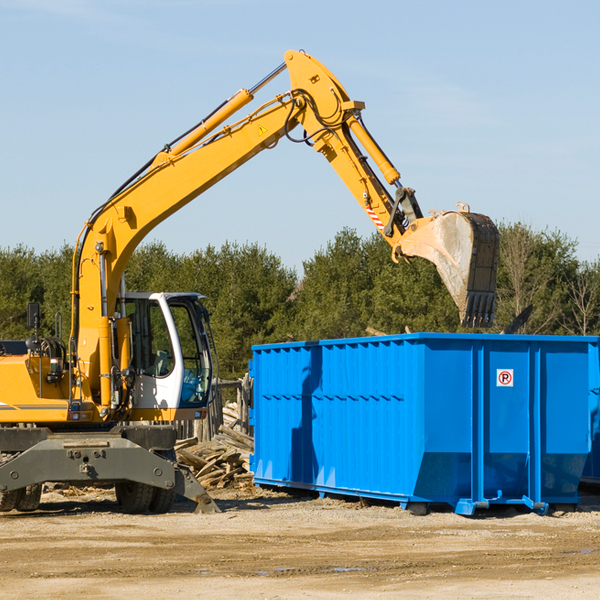 what size residential dumpster rentals are available in Donna TX